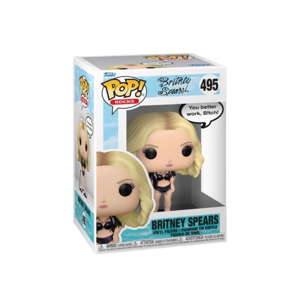 Funko Pop ! Britney Spears - Sayings Work B!Tch