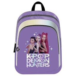Sac à Dos Kpop Demon Hunter - Purple 2 Compartiments (38x28x16 cm)