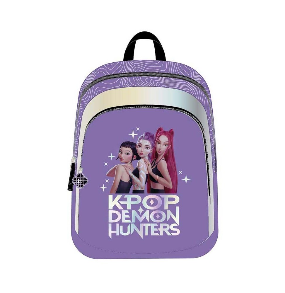 Sac à Dos Kpop Demon Hunter - Purple 2 Compartiments (38x28x16 cm)