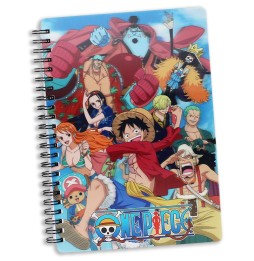 Notebook 3D Effect One Piece - Straw Hat Crew (21x15 cm)