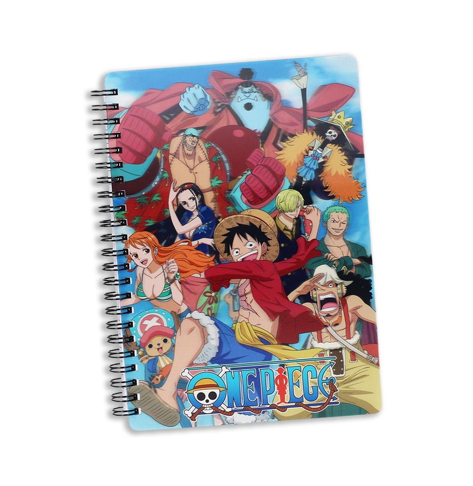 Notebook 3D Effect One Piece - Straw Hat Crew (21x15 cm)