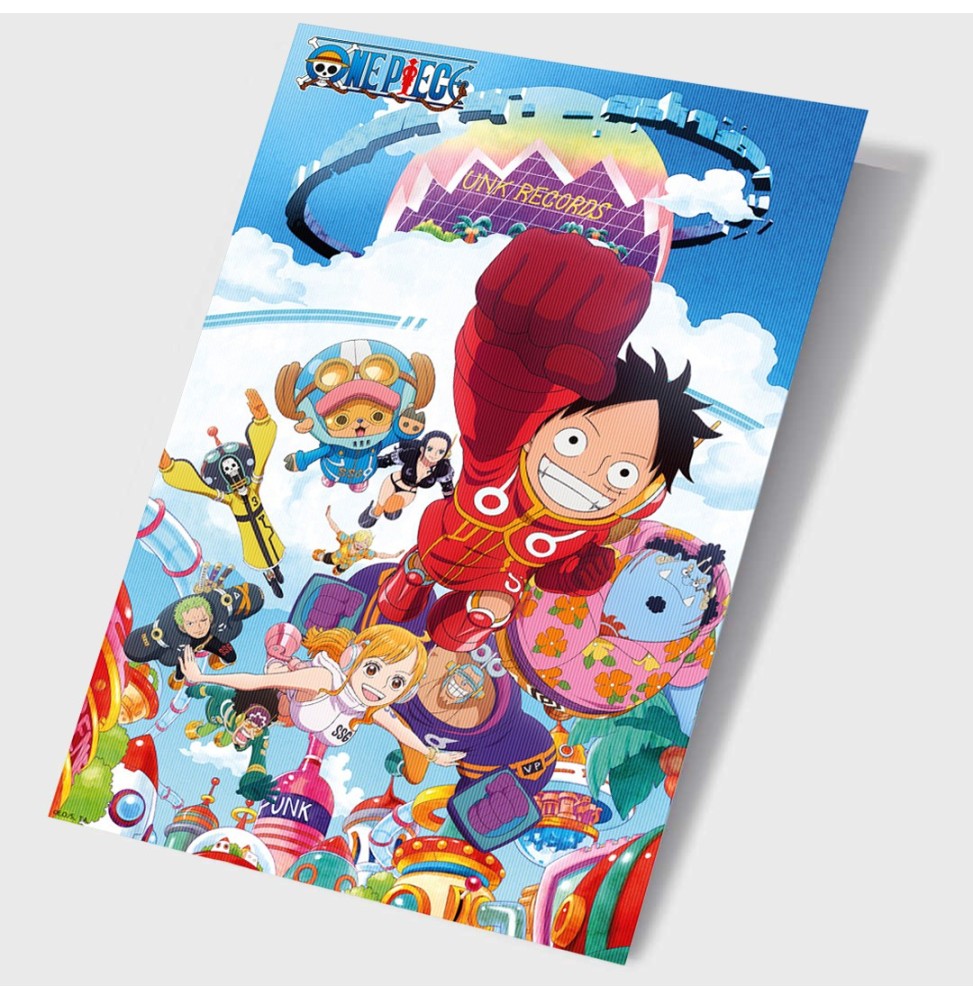 Poster 3D One Piece - Punk Records (38x58 cm)