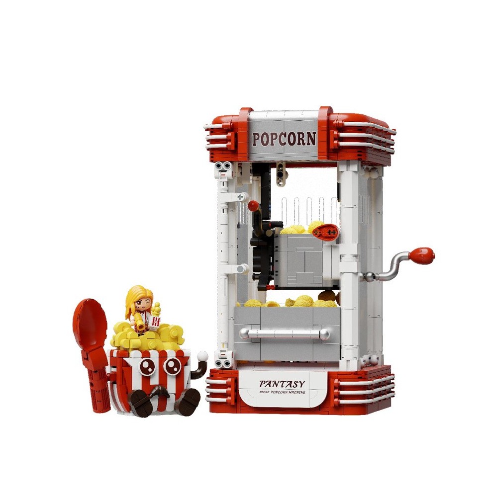 Set de Construction Pantasy Retro Collection - Popcorn Machine (27 cm)