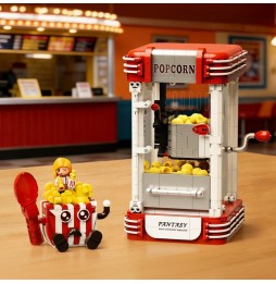 Set de Construction Pantasy Retro Collection - Popcorn Machine (27 cm)