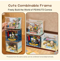 Mini Scène DIY Puremind Snoopy - Chilling At The Beach