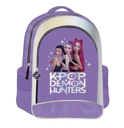Sac à Dos Kpop Demon Hunter - 2 Compartiments Purple (41x31x15 cm)