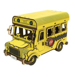 Kit en Bois Puremind Snoopy - School Bus