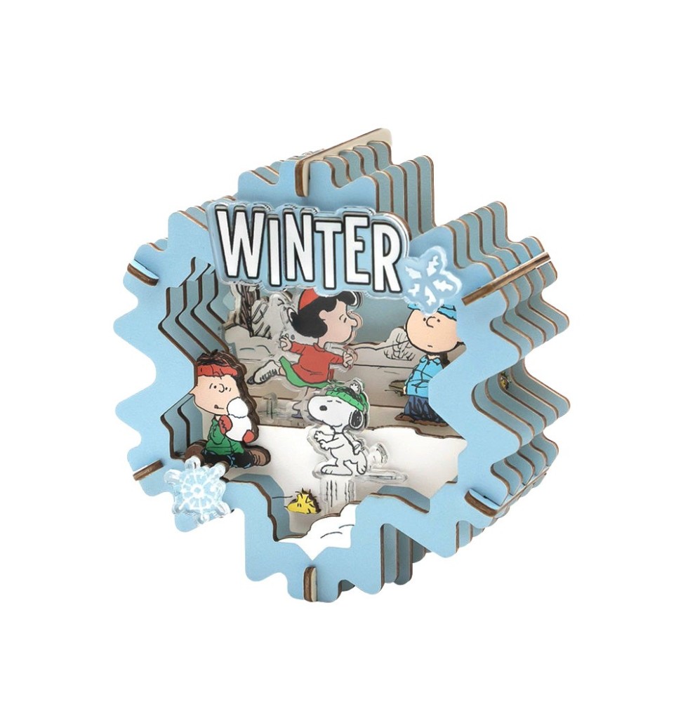 Théâtre en Bois Puremind Snoopy - Winter Wonderland