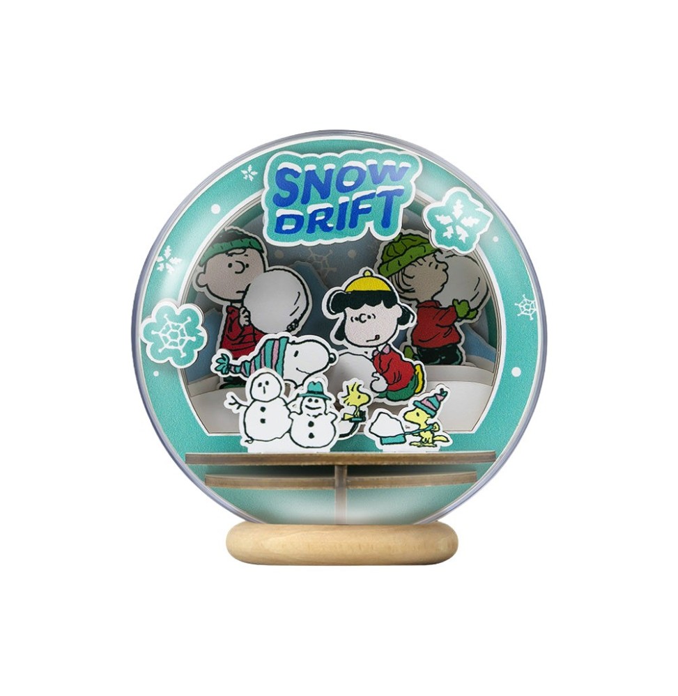 Globe Théâtre en Bois Puremind Snoopy - Snow Drift