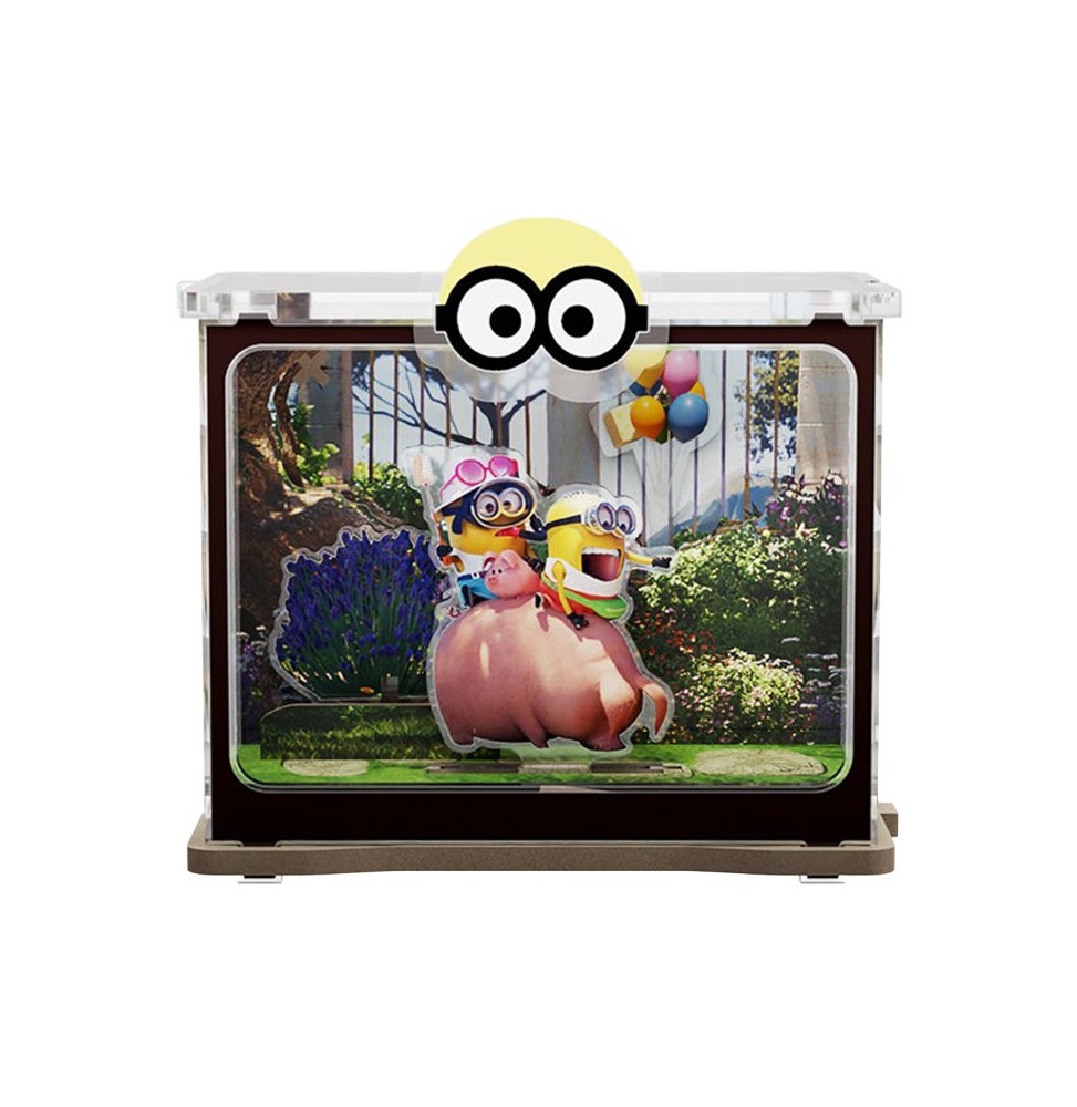 Mini Scène Puremind Minions - Gru Meet Dru