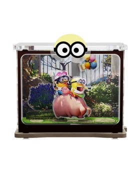 Mini Scène Puremind Minions - Gru Meet Dru