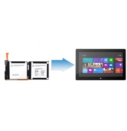 Changement Batterie Microsoft Surface 2/3 RT et PRO