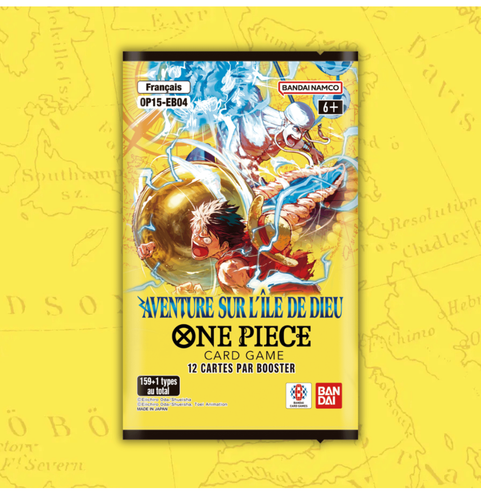 Booster One Piece : Aventure sur l'île de Dieu (OP15) - Version FR