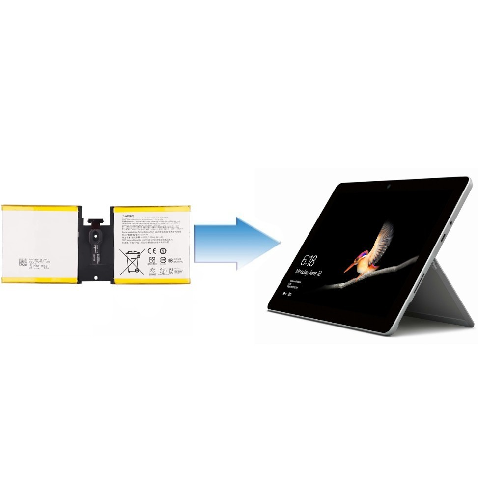 Changement Batterie Microsoft Surface Go 1 / 2 / 3 (1824 / 1901 / 1926)