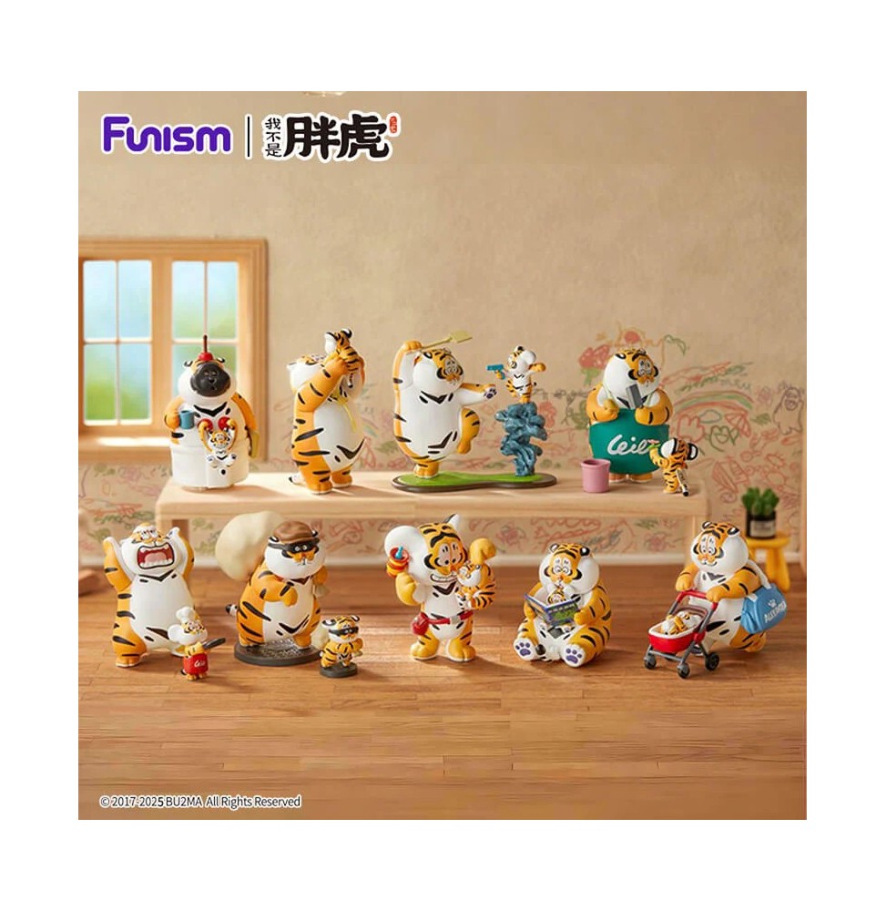 Display Funism Alexander The Fat Tiger - Roaring Love Series (8 Blindbox)