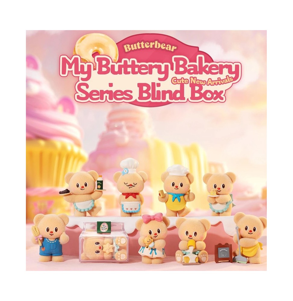 Display Funism Butterbear - My Buttery Bakery Series (8 Blindbox)
