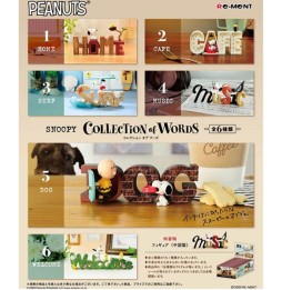 Display Re-Ment Snoopy - Collection Of Words (6 Blindbox)