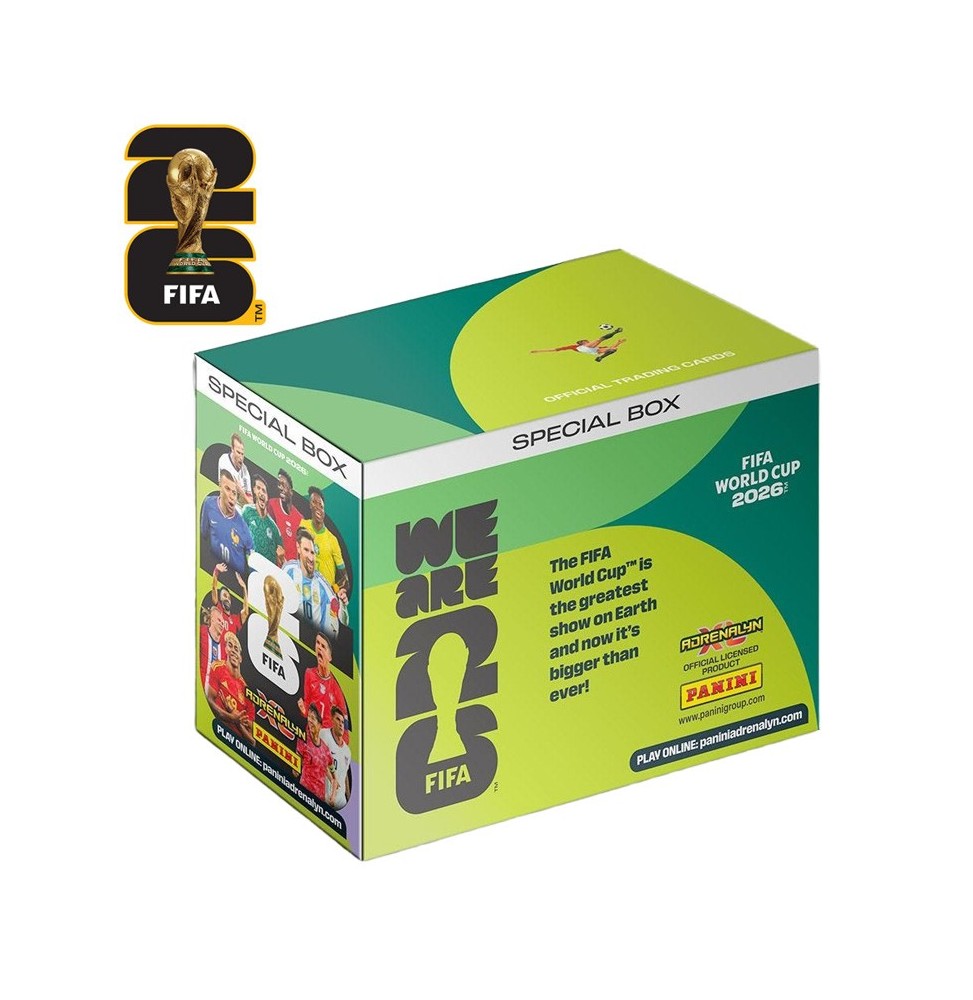 Boite Spéciale Cartes Panini TCG Fifa World Cup (8 Pochettes + 10 Cartes Edition Limitées)