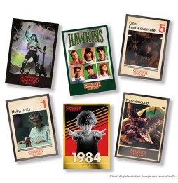 Starter Pack Cartes Panini Stranger Things (1 Classeur + 3 Pochettes + 1 Carte Edition Limitée)