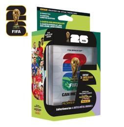 Maxi Boîte Métal Cartes Panini TCG Fifa World Cup (8 Pochettes + 3 cartes Edition Limitée)
