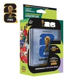 Maxi Boîte Métal Cartes Panini TCG Fifa World Cup (8 Pochettes + 3 cartes Edition Limitée)