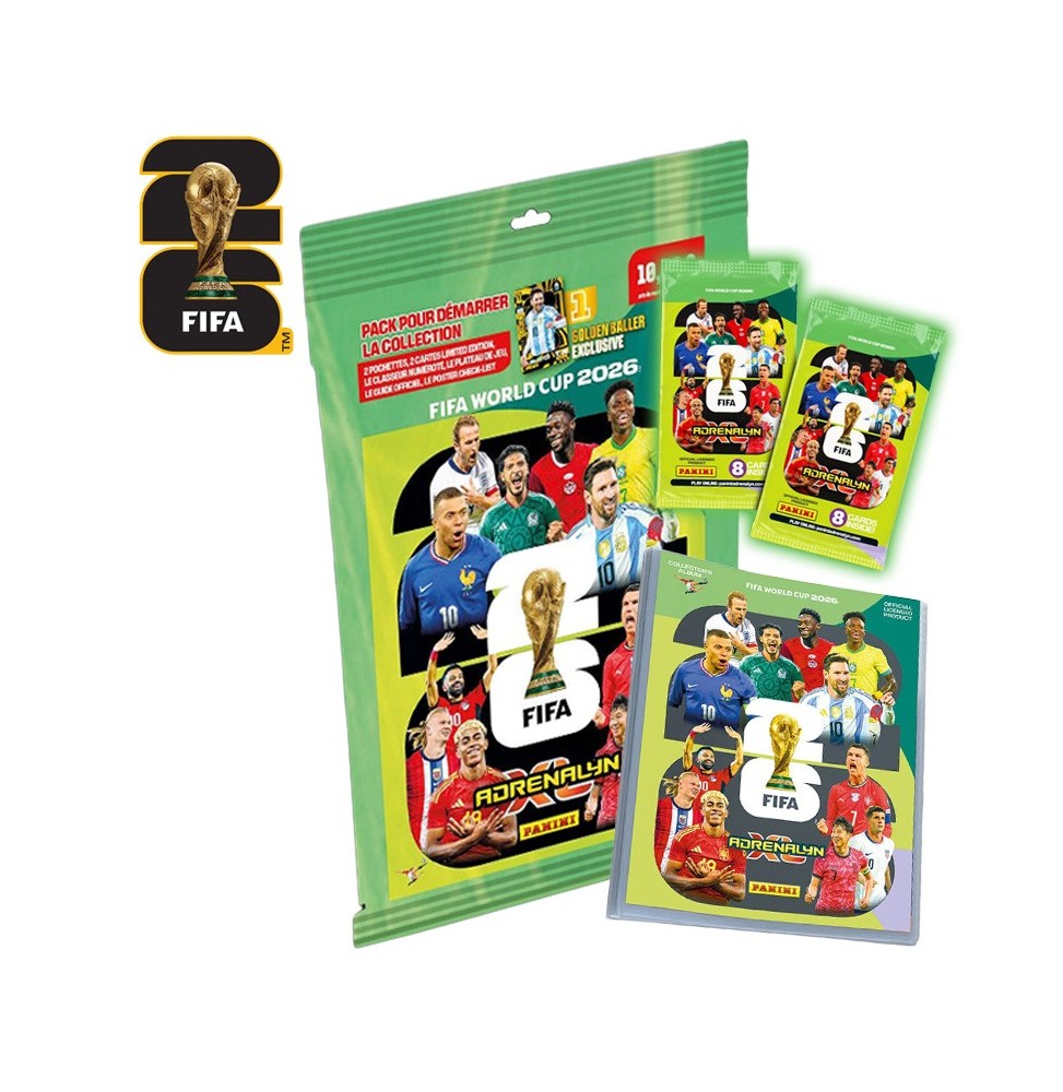 Starter Pack Cartes Panini TCG Fifa World Cup