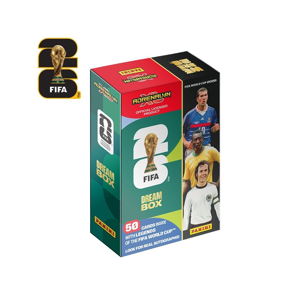 Dream Box Cartes Panini TCG Fifa World Cup (50 cartes)