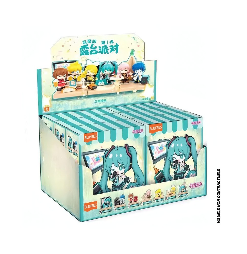 Display Mini-Maquettes Blokees Hatsune Miku - Terrace Party (6 Blindbox)