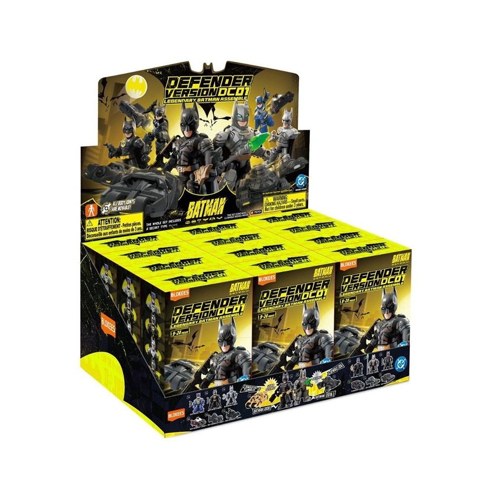 Display Mini-Maquettes Blokees DC Hero - Defender Version (12 Blindbox)