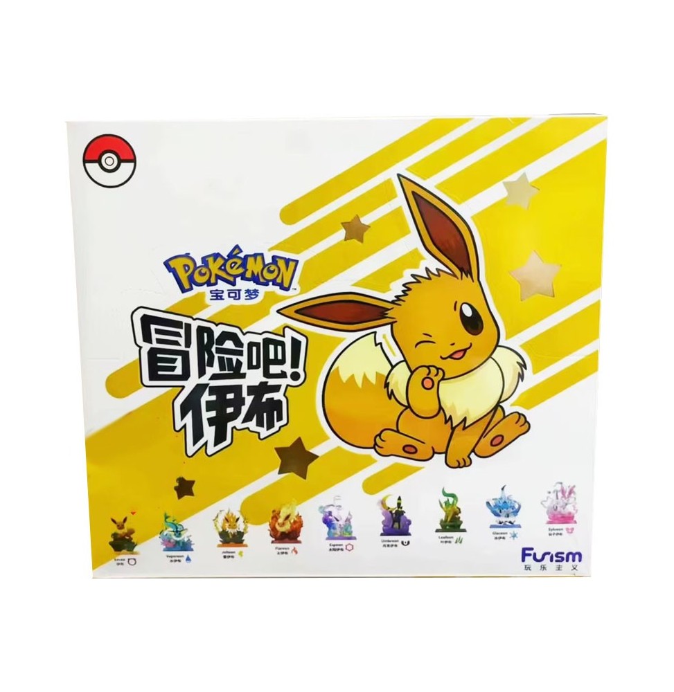 Display Figurines Funism Pokémon - Let's Go Evoli (9 Blindbox)