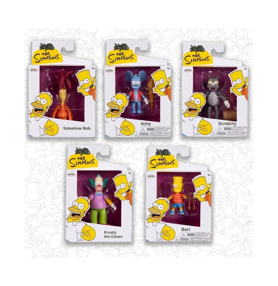 Figurines Jakks Pacific Les Simpson Série 2 (Lot de 8)