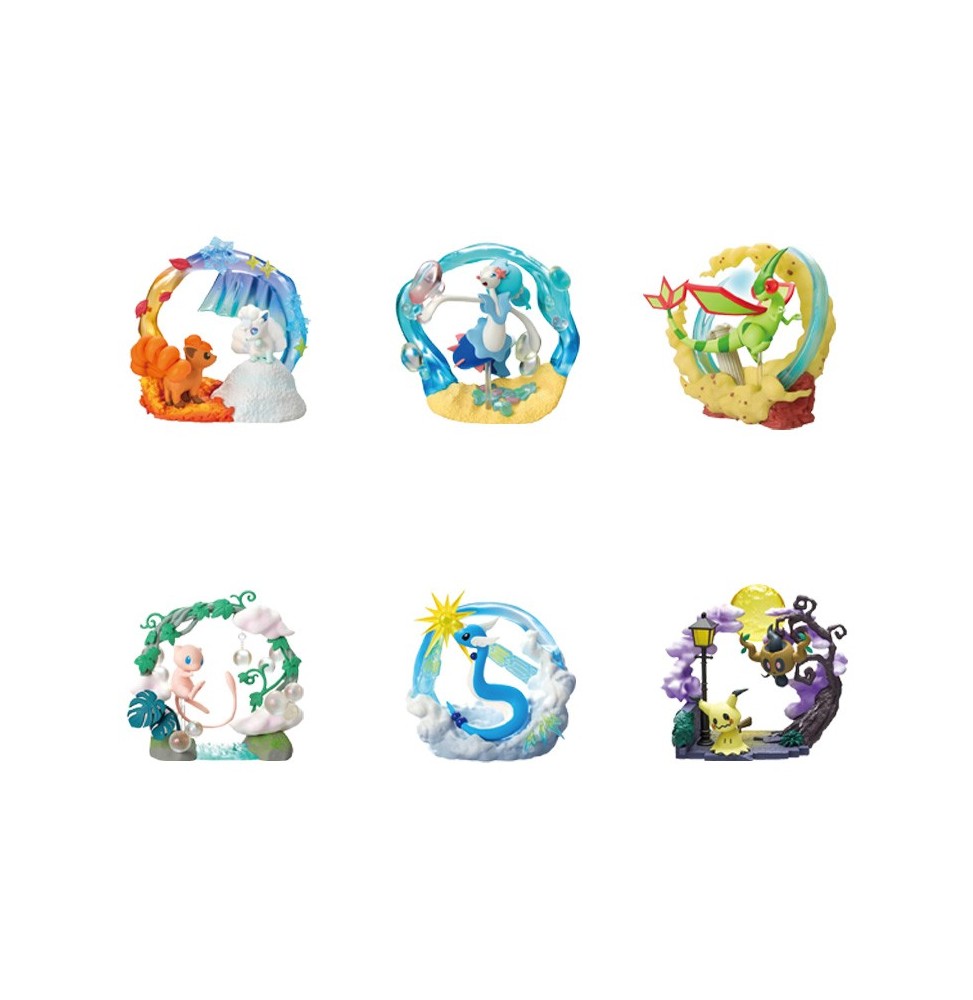 Display Re-Ment Pokémon - Circular Diorama Collection Vol.2 (6 Blindbox)