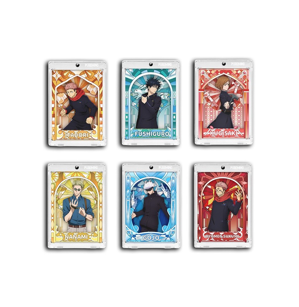 Display Puremind Jujutsu Kaisen - Mini Wooden Art Magnetic Case (6 Blindbox)