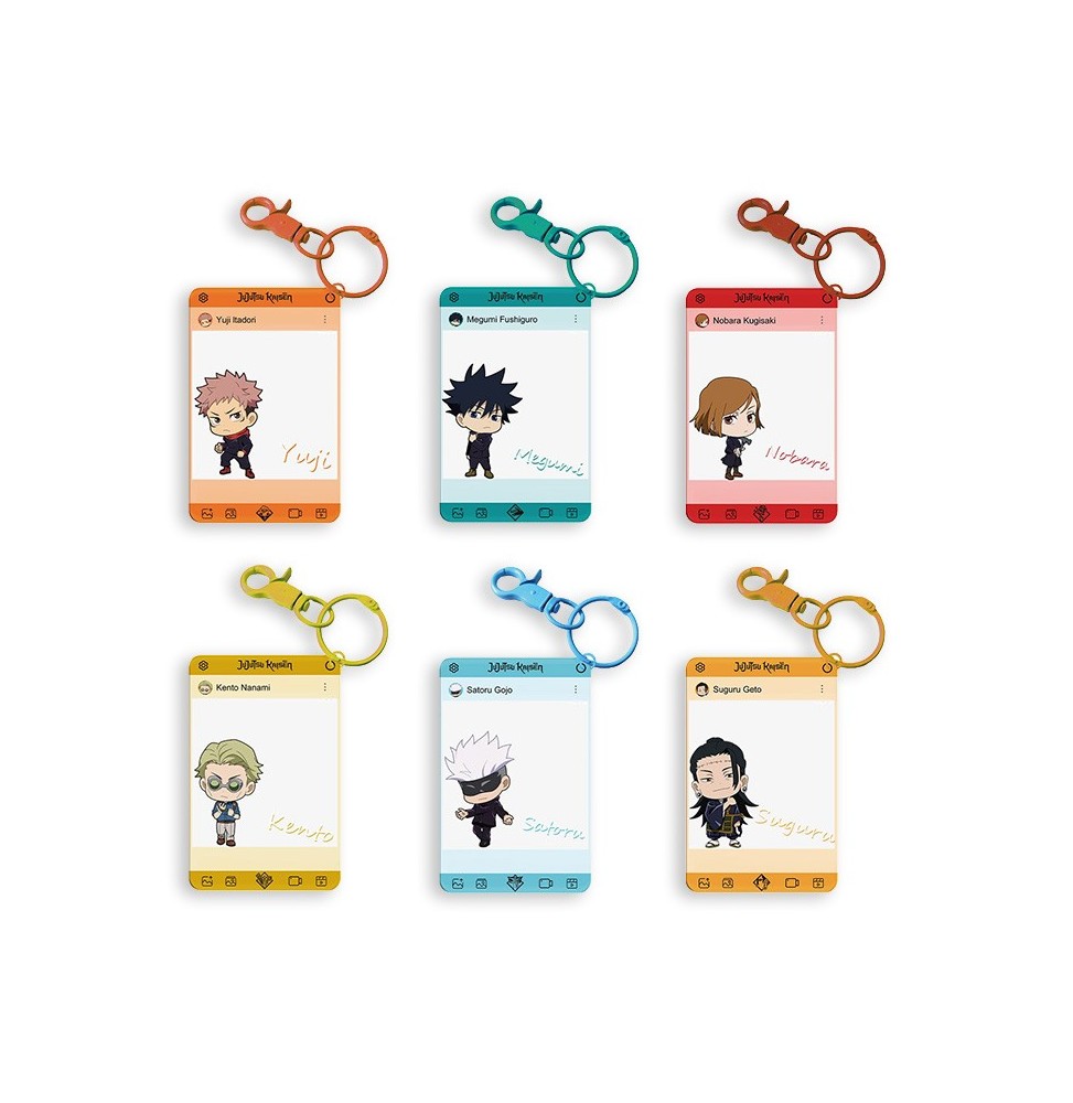 Display Porte-Clés Puremind Jujutsu Kaisen - Acrylic Clear Card (6 Blindbox)