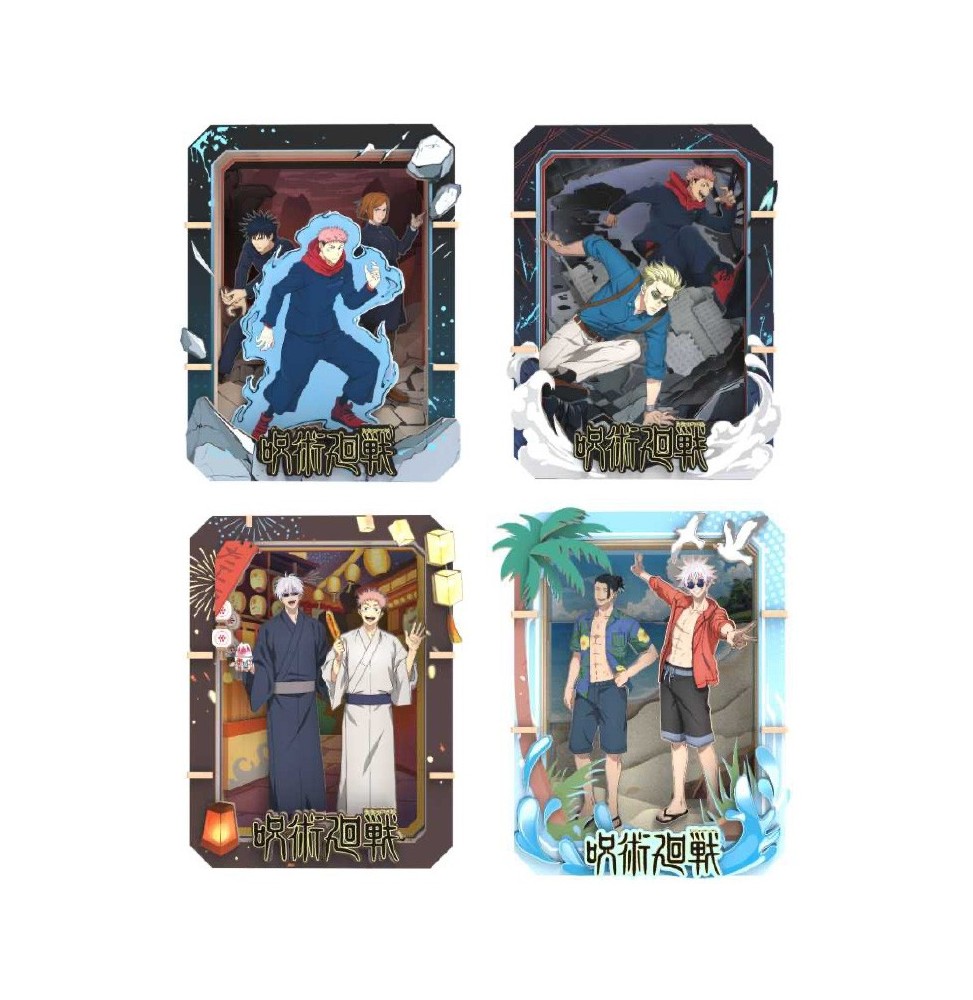 Display Puremind Jujutsu Kaisen - Wooden Gallery M Summer Breeze (4 Blindbox)