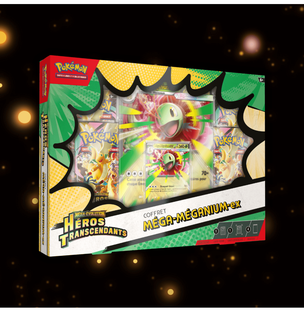 Coffret Pokémon Méga-Évolution : Héros Transcendants (Modèle Aléatoire)