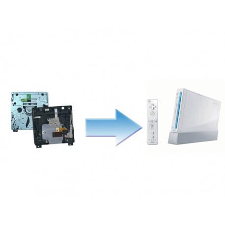 Changement Mécanisme complet Wii + Bloc optique