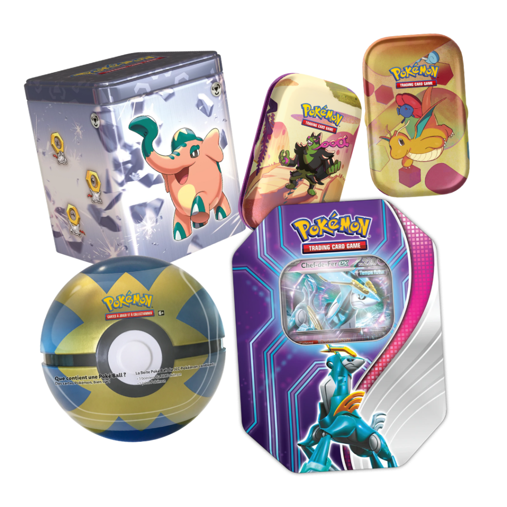 Nos Tin Box et Pokéballs