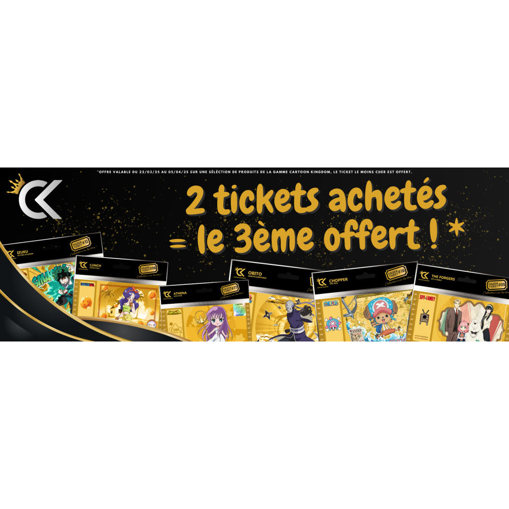 CARTOON KINGDOM : 2 TICKETS ACHETÉS 1 TICKET OFFERT !
